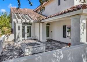 Front Patio - Fireplace and Pavers
