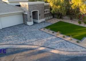Pavers, Artificial Turf - Courtney